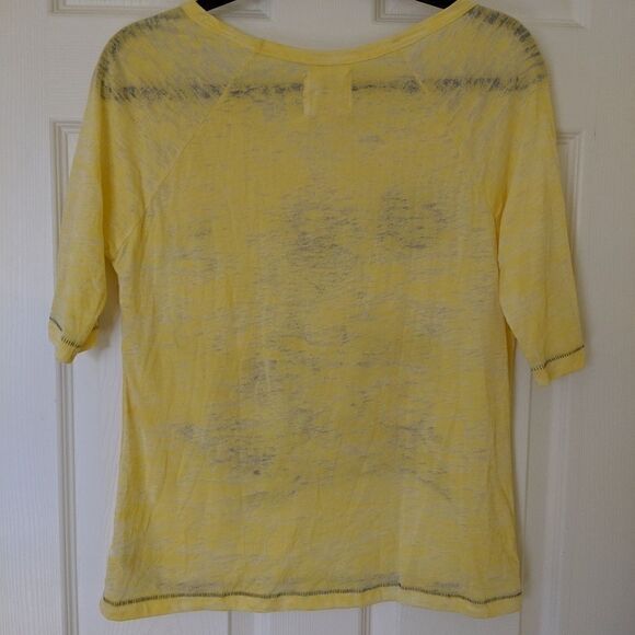 Forever 21 NWT Yellow Owl Top - Picture 4 of 5
